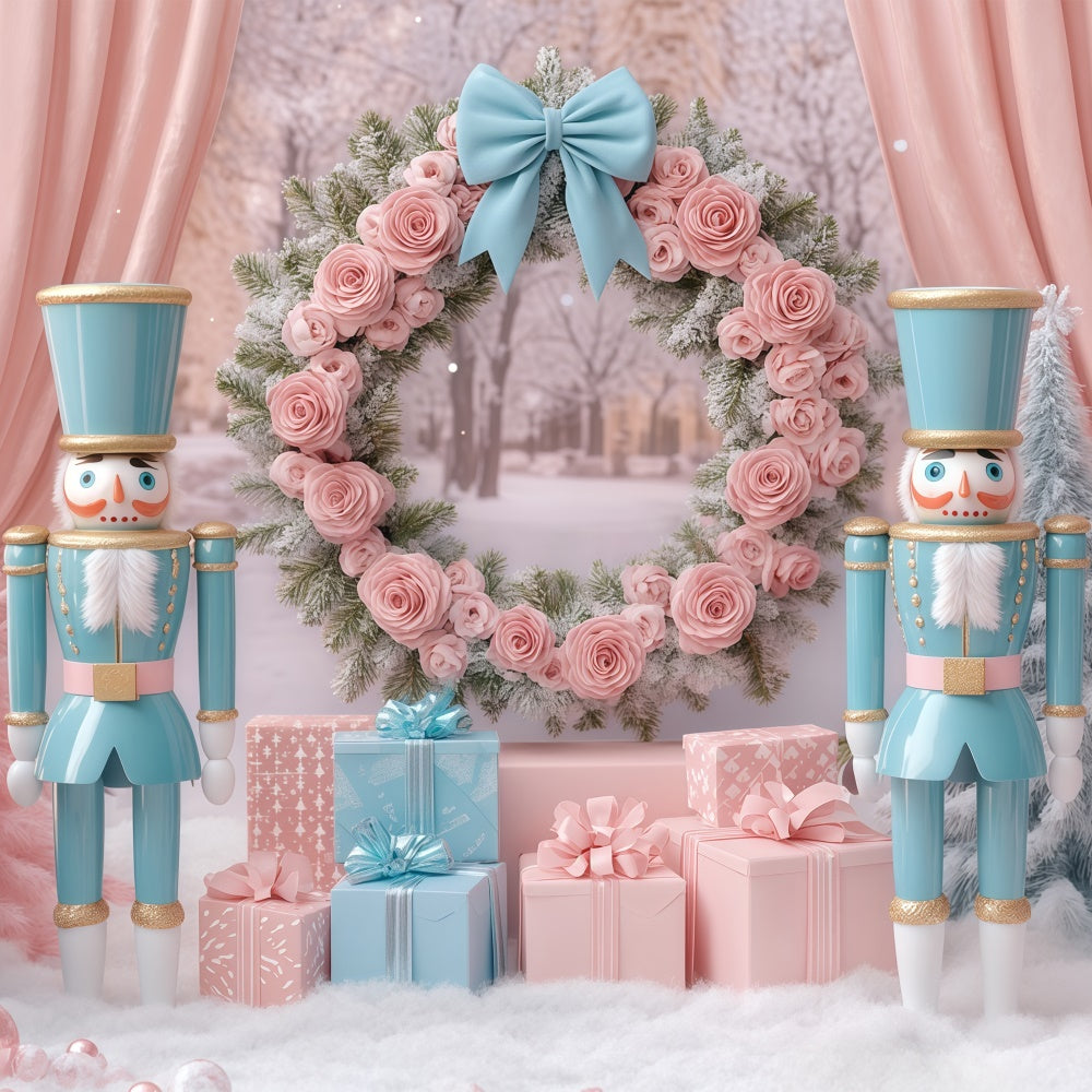 Weihnachten Fotokulisse Rosy Regal Wonderland Kulisse BRP57-141