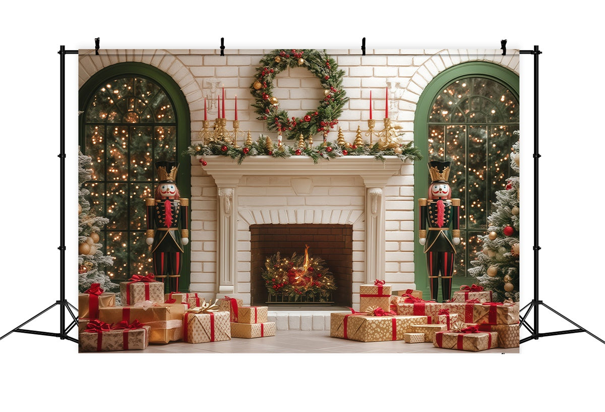 Weihnachten Kamin Kulisse Holiday Hearth Wishes Kulisse BRP57-145
