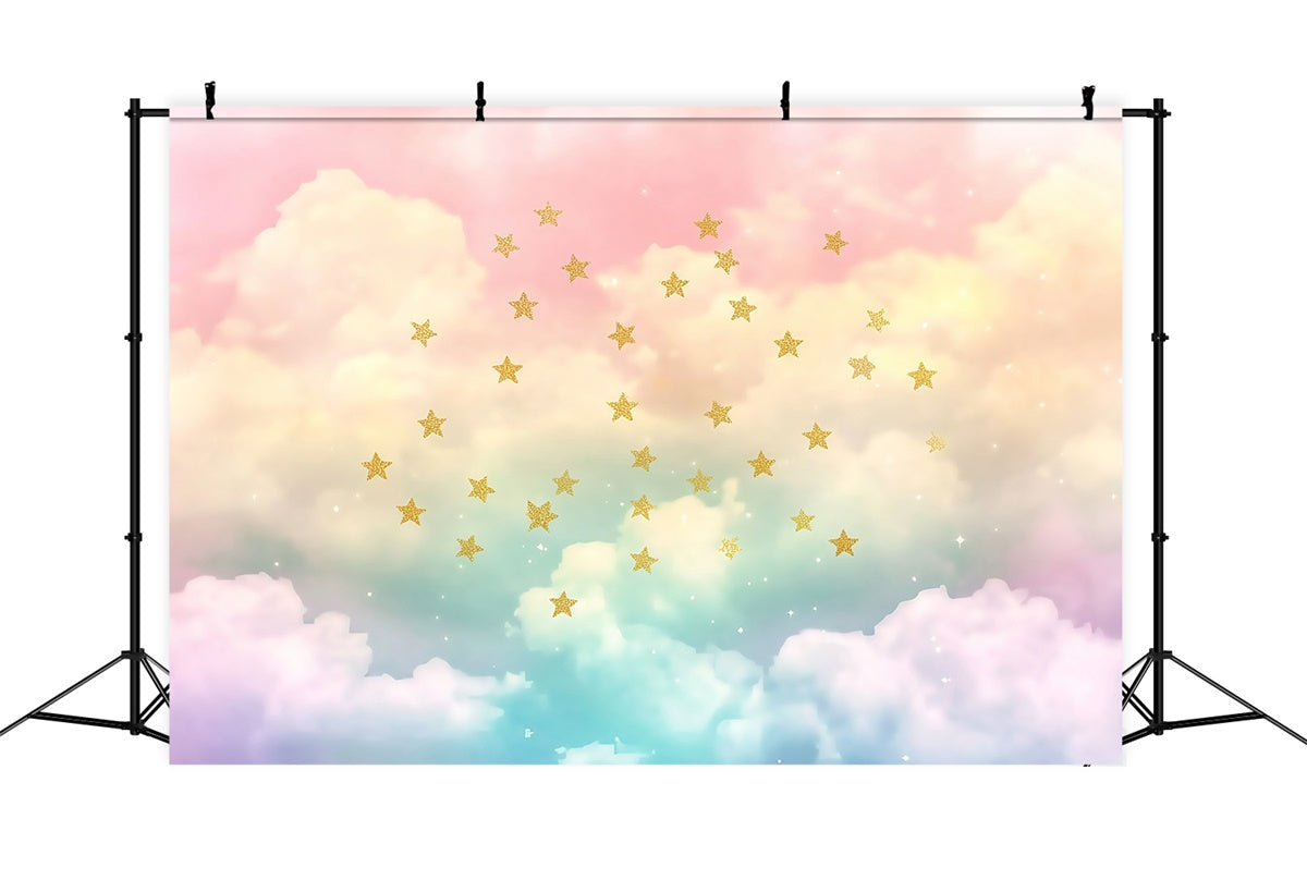 Wolke Backdrops Pastell Wolke Funkeln Fotohintergrund BRP57-210
