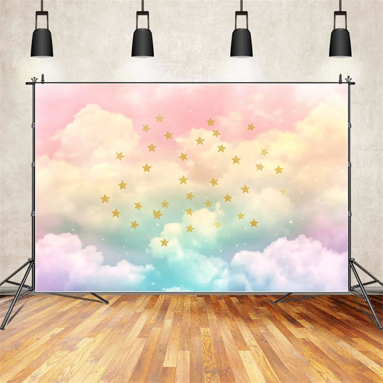 Wolke Backdrops Pastell Wolke Funkeln Fotohintergrund BRP57-210