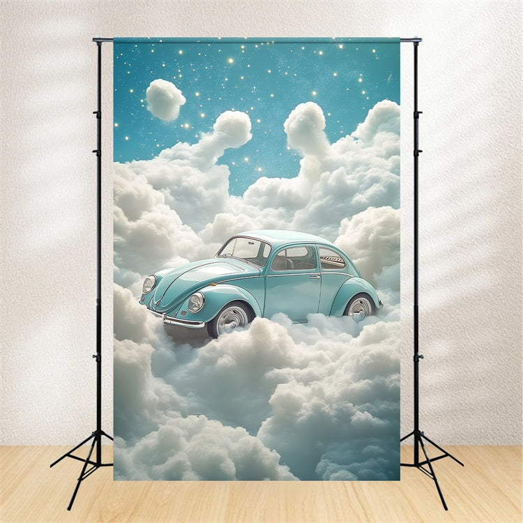 Wolke Fotohintergrund Retro Auto Abenteuer Hintergrund BRP57-213