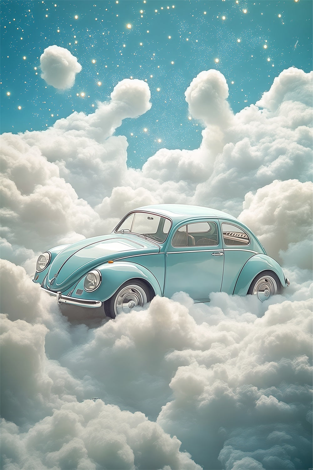 Wolke Fotohintergrund Retro Auto Abenteuer Hintergrund BRP57-213