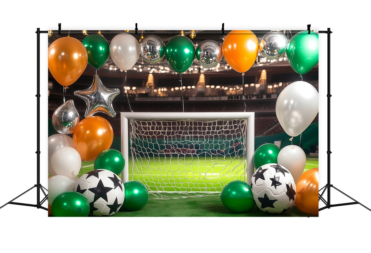 Sport-Themenhintergrund Funkelndes Stadion Partyhintergrund BRP57-307