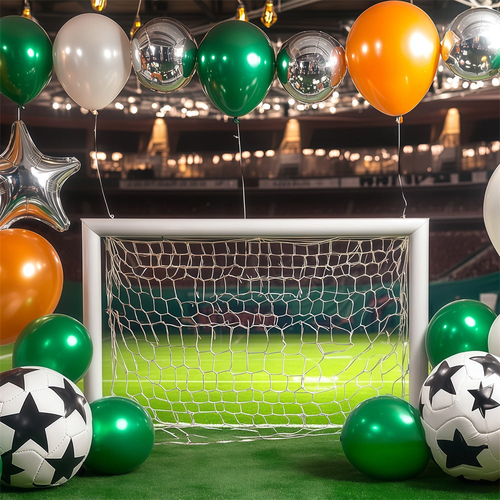 Sport-Themenhintergrund Funkelndes Stadion Partyhintergrund BRP57-307