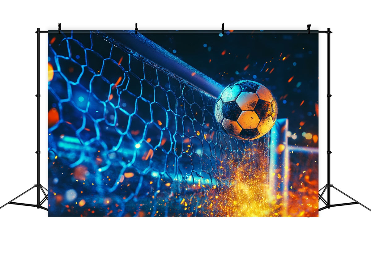 Fußball-Hintergrundkulisse Sparkshot Goal Impact Backdrop BRP57-317
