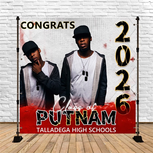 Graduation Backdrops Street Vibe Personalisierte Party Graduation Backdrop BRP6-169