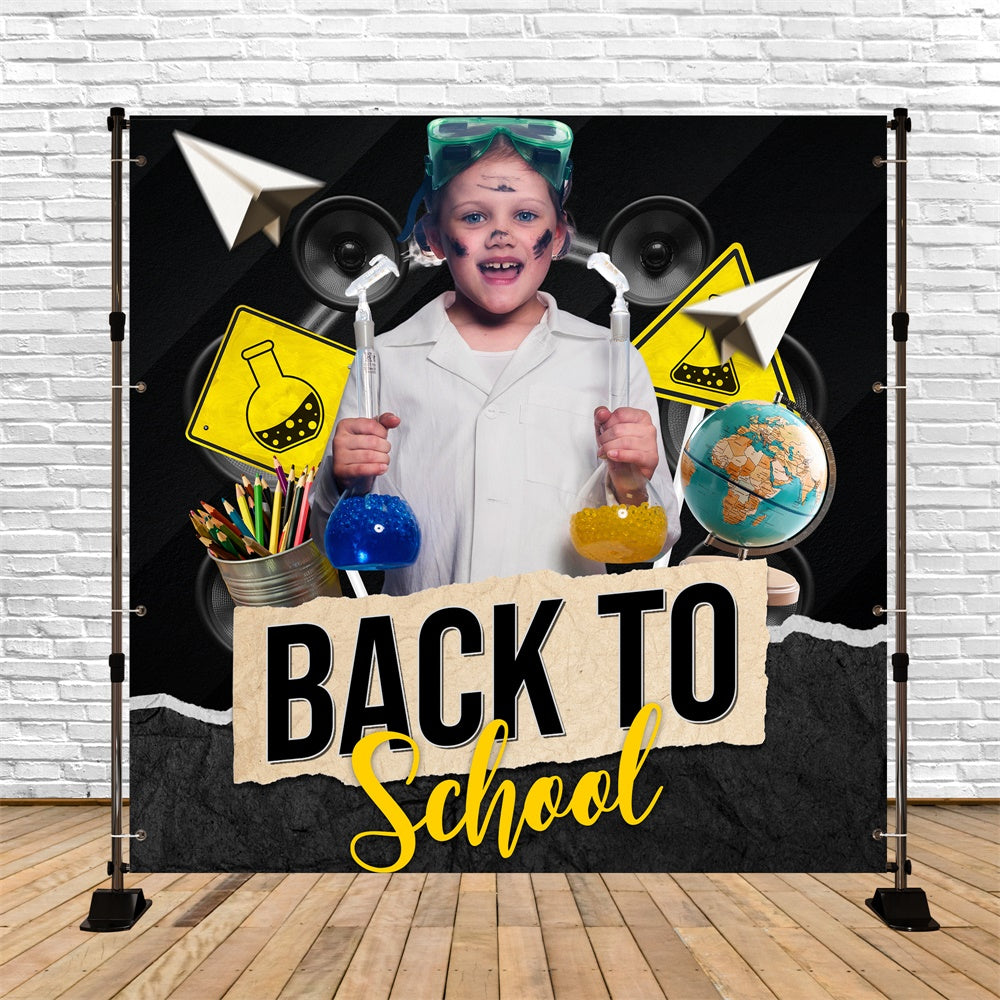 Back To School Backdrop Wissenschaft Star Chemie Customized Backdrop BRP6-35