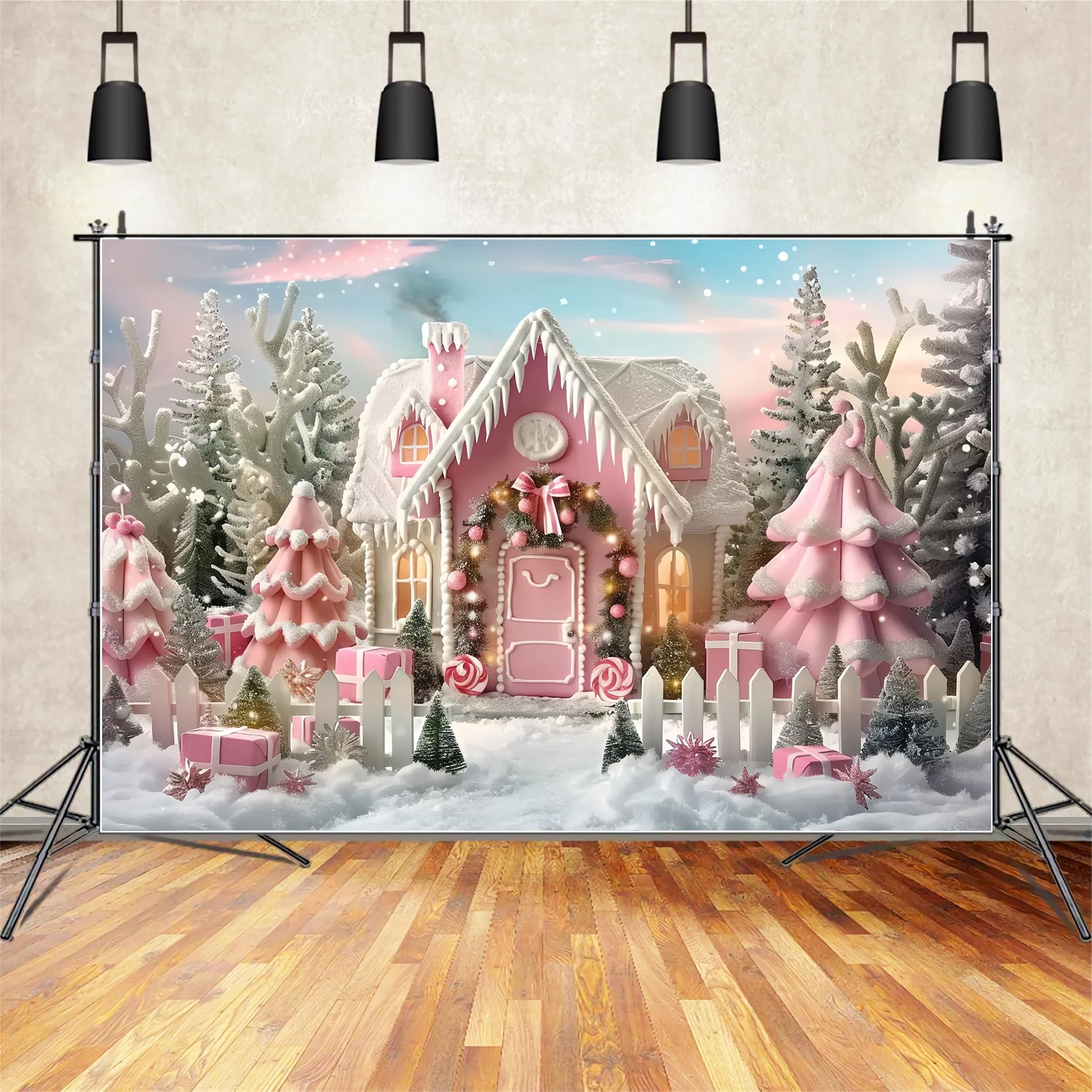 Alltten Weihnachts-Fotohintergrund 3x2,4 M – Vinyl, Wasserabweisend, Für Studio & Dekoration