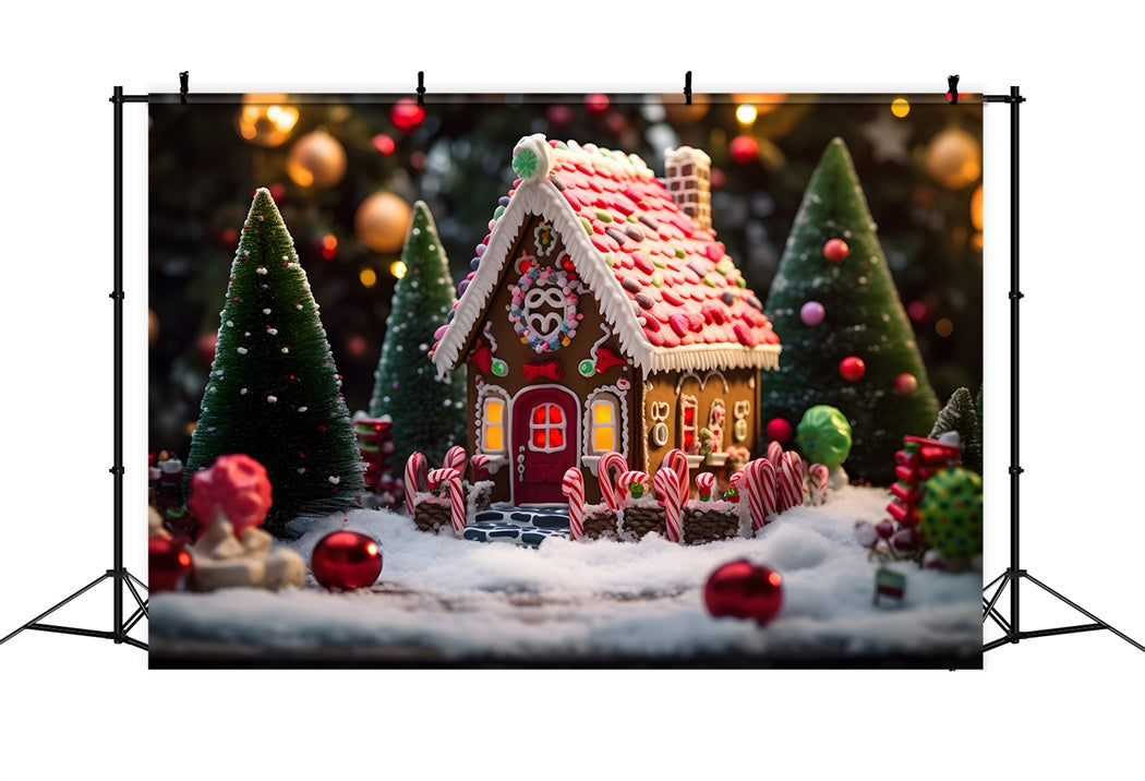 Lebkuchen Weihnachten Candyland Hintergrund BRP8-117