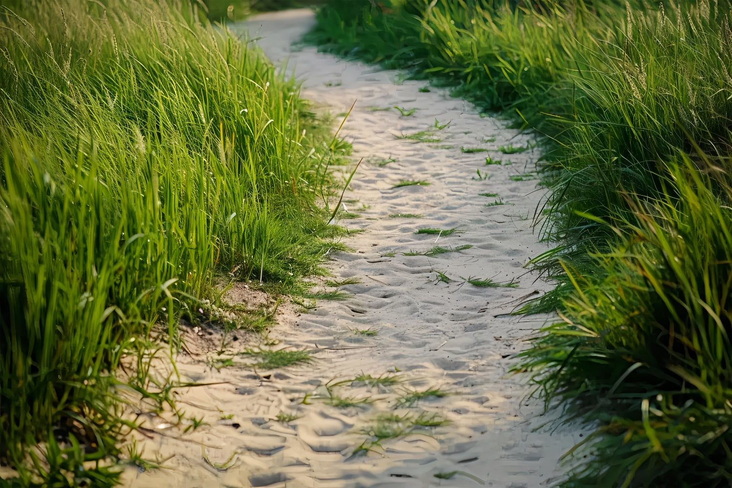 Gras und sandiger Feldweg Bodenhintergrund BRP8-292