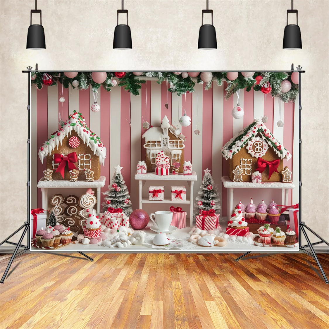 Weihnachtliches rosa Candy Wonderland BRP8-42