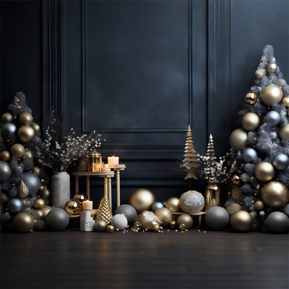 Weihnachten Gold und Silber Glamour Hintergrund BRP8-92