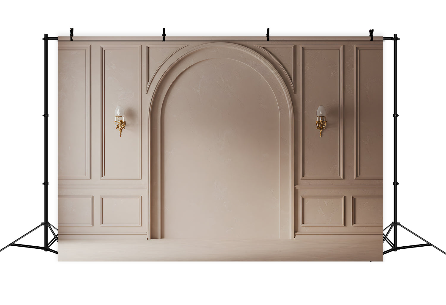 Muttertag-Bildhintergrund Vintage-Wand Beige Torbogen Muttertag-Fotohintergründe Von Magali