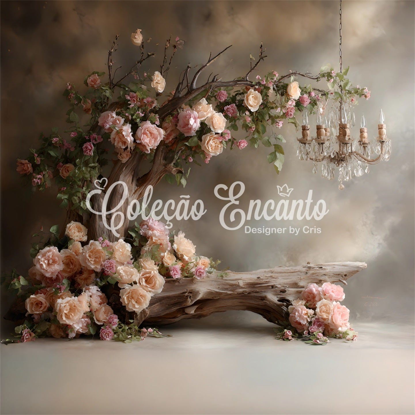 Hintergrund für den Muttertag Blühender Rosengarten-Torbogen Hintergrund für den Muttertag Von Magali