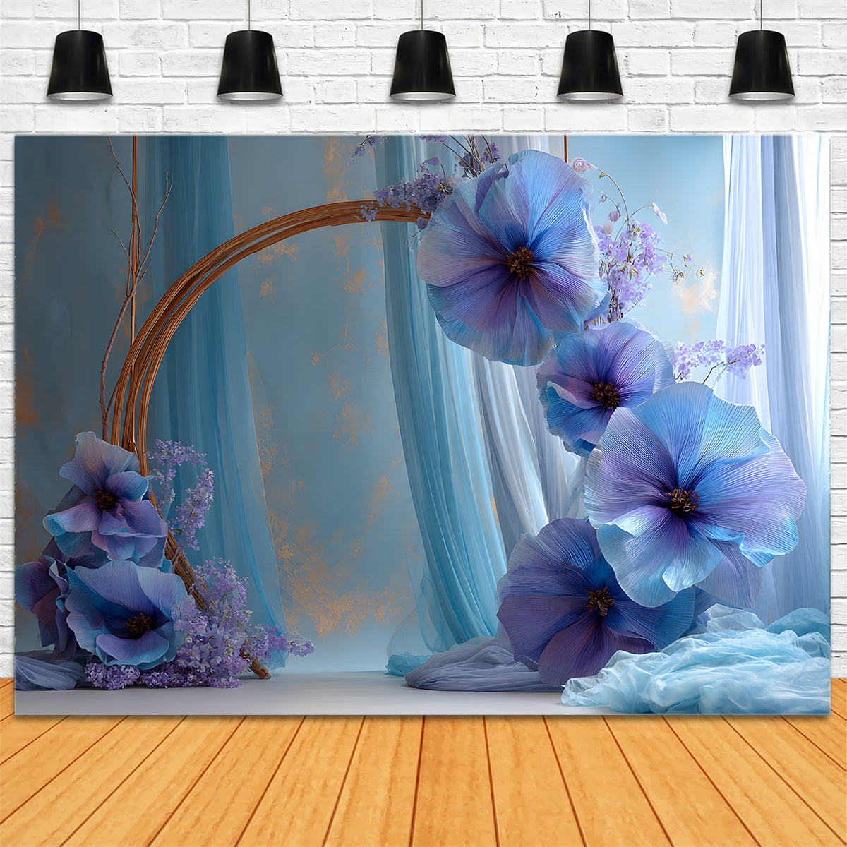 Fotohintergründe für den Muttertag Lila Blumenbogen Schmetterling Froher Muttertag Hintergründe Von Magali