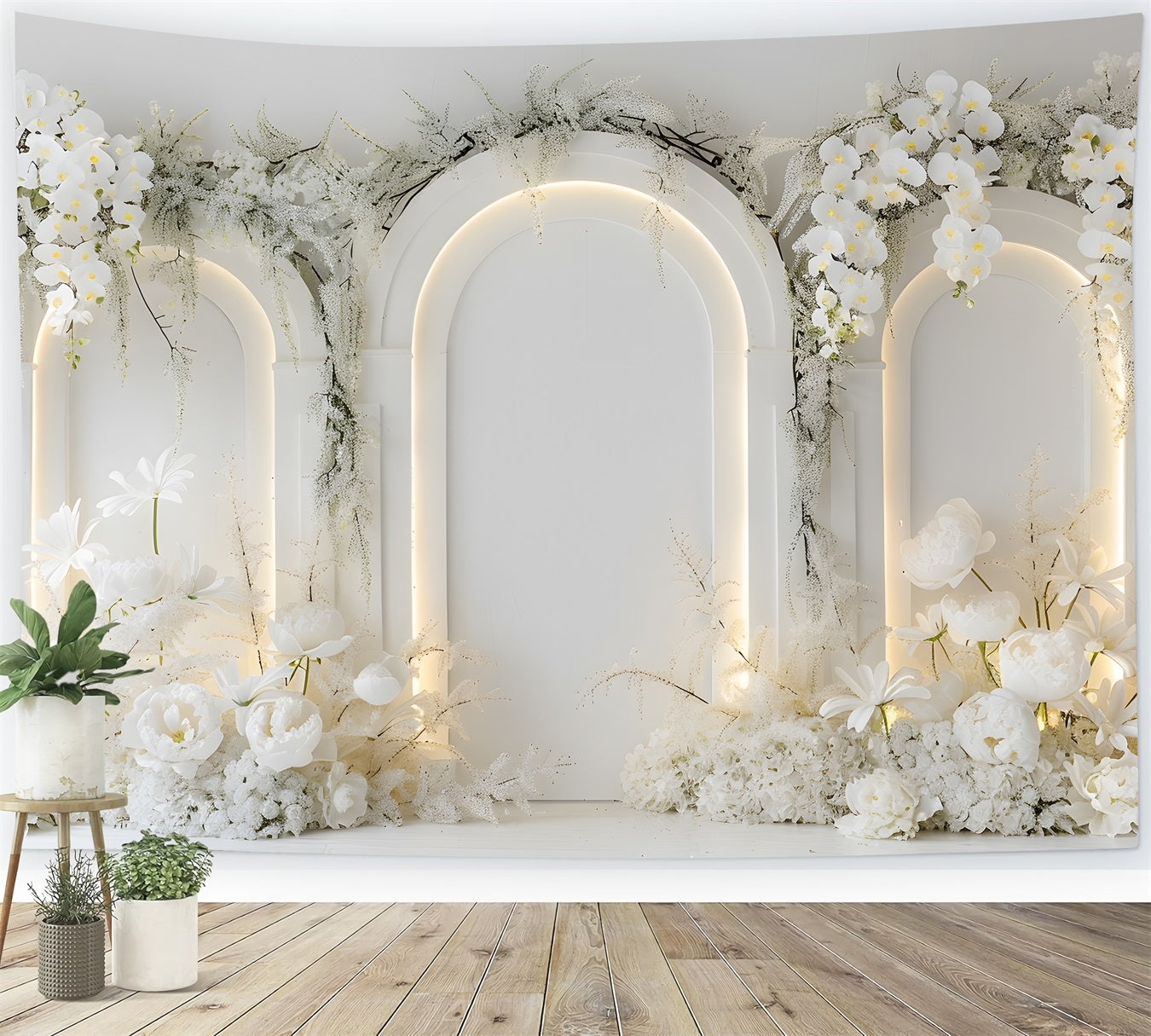 Ideen für Fotokulissen zum Muttertag Weißer Blumenbogen Pfingstrosen Fotokulissen zum Muttertag Von Magali