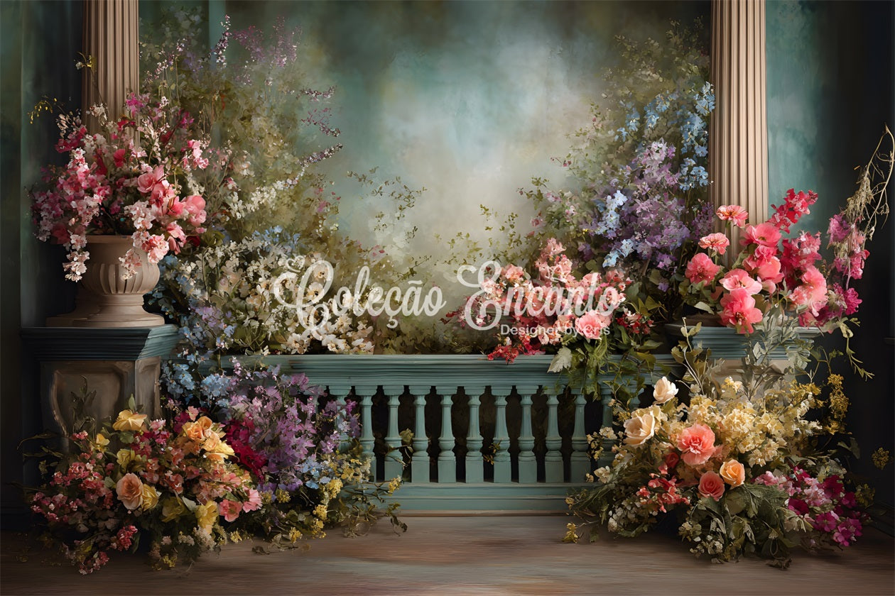 Muttertags-Hintergrund Blumensäule Gartentor Muttertags-Fotoshooting-Hintergründe Von Magali