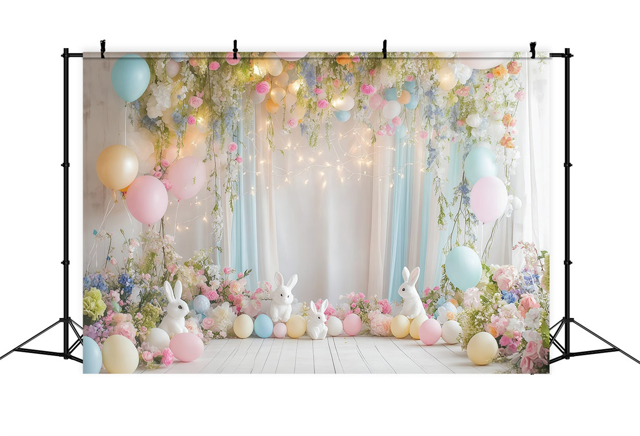 Ostern Backdrop Floral Vine Ballon Backdrop CJJ-161