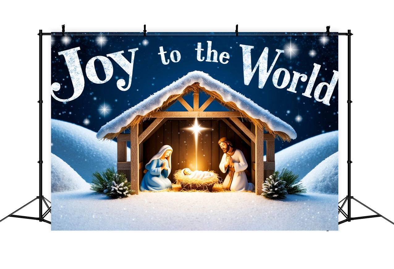 Freude an der Welt Backdrop Weihnachtskrippe Backdrop CJJ2-15
