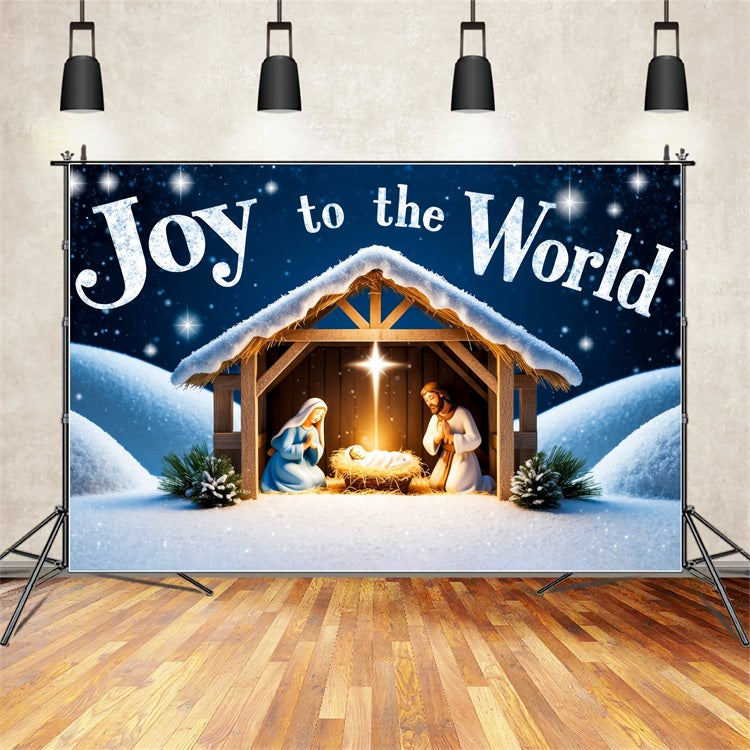 Freude an der Welt Backdrop Weihnachtskrippe Backdrop CJJ2-15