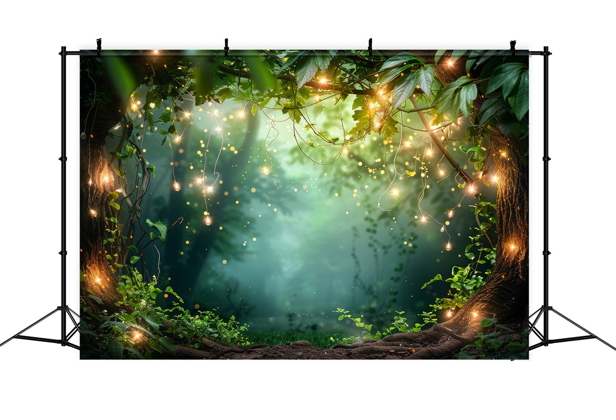 Wald Hintergrund Ideen Enchanted Glow Forest Archway Hintergrund CJJ2-45