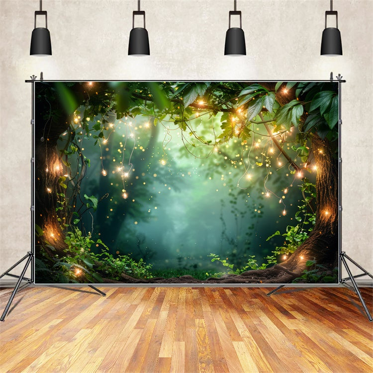 Wald Hintergrund Ideen Enchanted Glow Forest Archway Hintergrund CJJ2-45