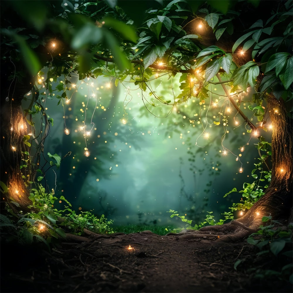 Wald Hintergrund Ideen Enchanted Glow Forest Archway Hintergrund CJJ2-45