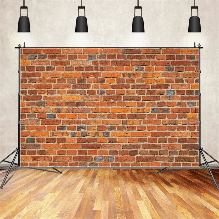 Backstein Backdrop Fotografie Warm Tone Mixed Brick Backdrop CJJ3-31
