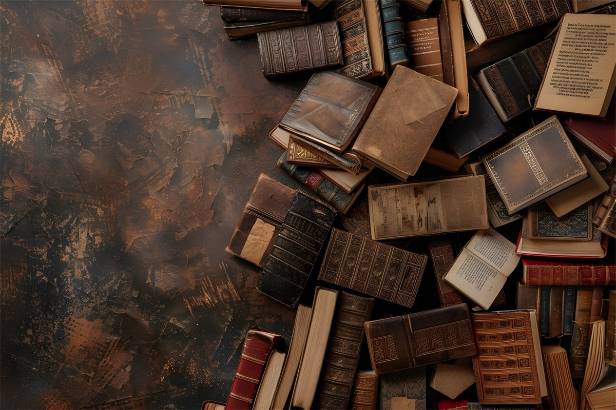 Welttag des Buches Backdrop Antike Literatur Bücher Backdrop CJJ3-60