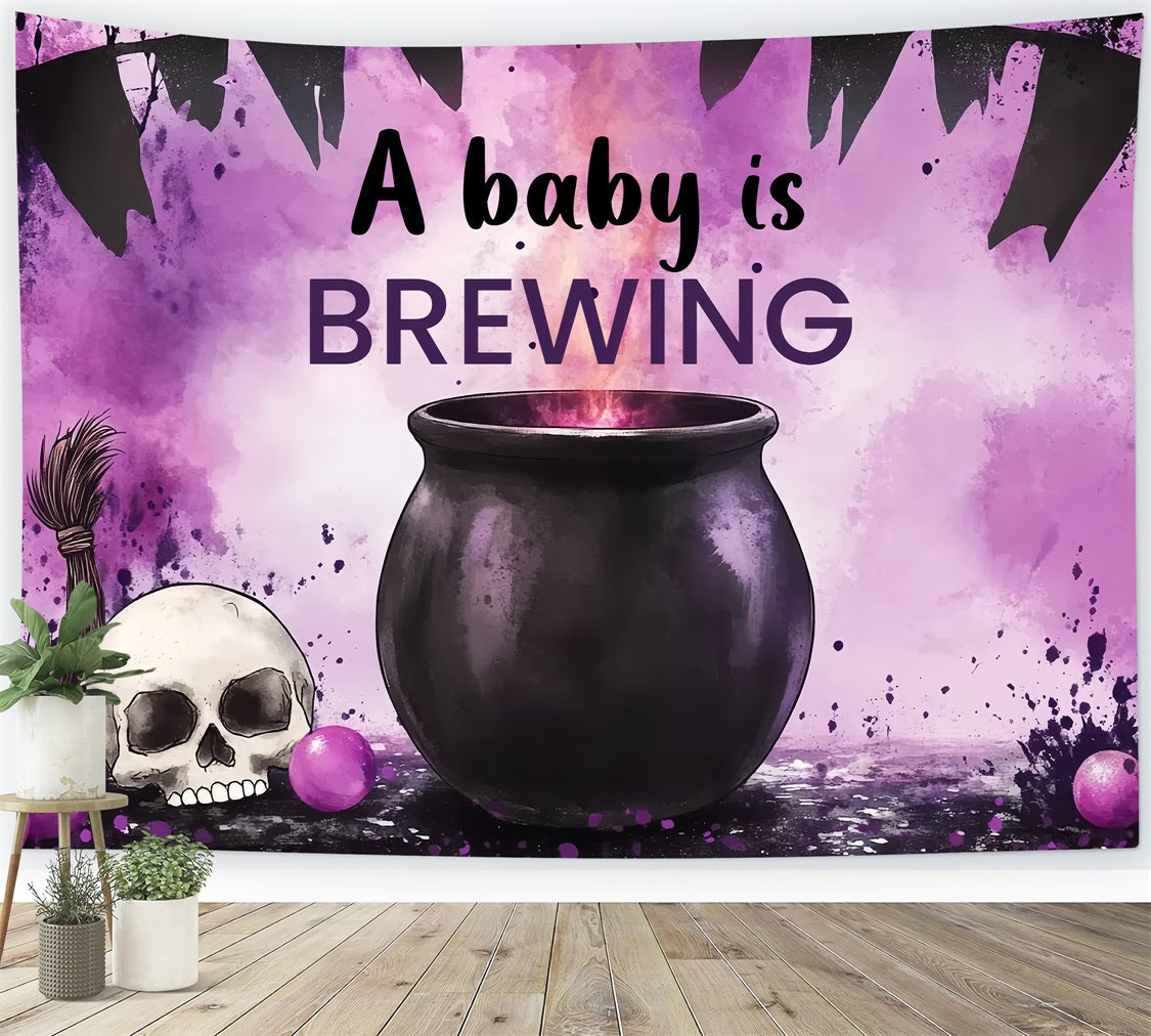 Backdrops für Baby Shower Halloween Magische Brauerei Hintergrund CSH2-118