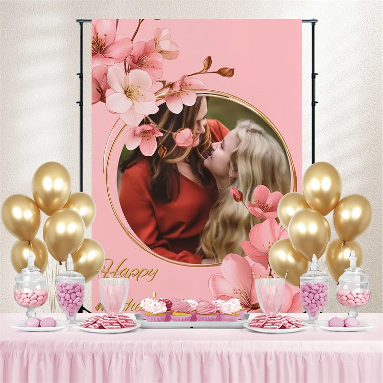 Muttertags-Hintergrundbild Zarte rosa Blüten CSH3-128