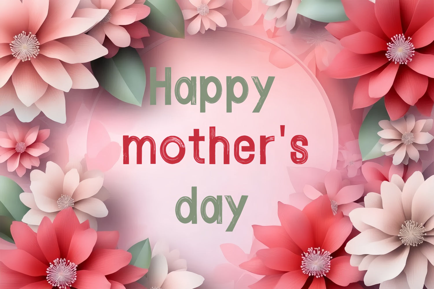 Muttertags-Hintergrundbild Personalisierbar Floral Joie CSH3-137