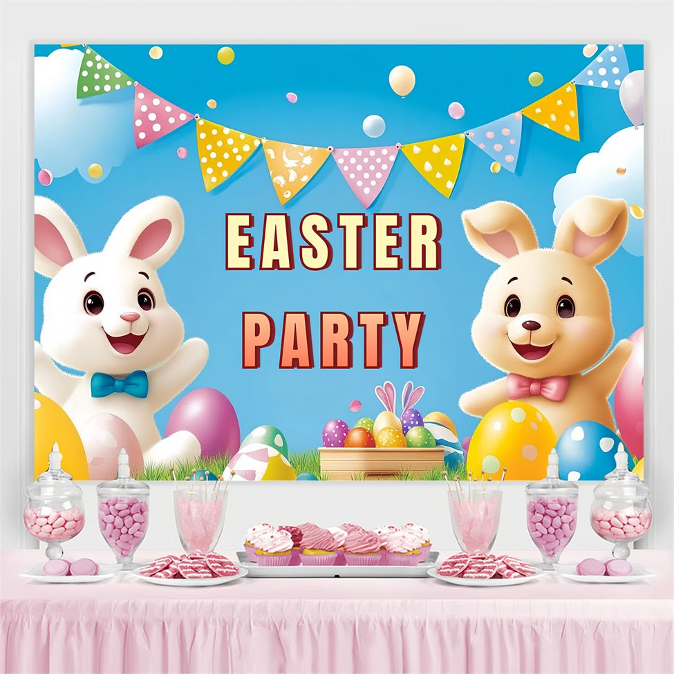 Ostern Bunny Backdrops Adorable Bunny Celebration Individuelles Backdrop CSH3-233
