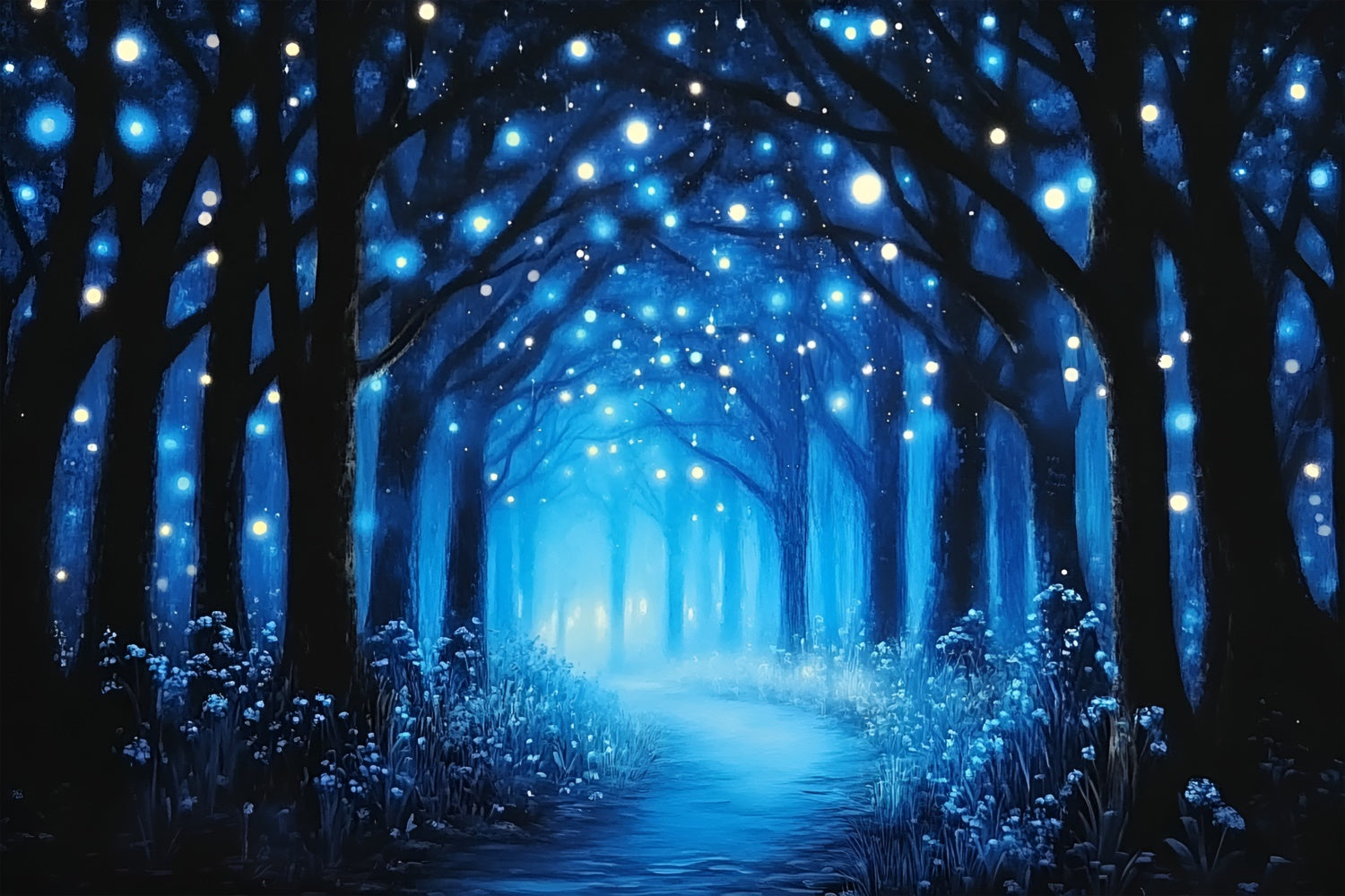 Enchanted Forest Backdrop Ideen Sparkling Dream Path Backdrop CSH4-102