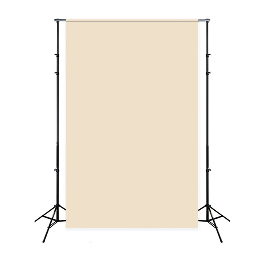 Einfarbige Kulissen Weiche cremefarbene Beige Kulisse CSH4-154
