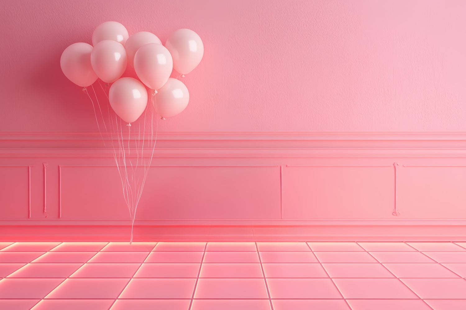 Backdrop Porträtfotografie Blush Pink Ballon Backdrop CSH4-177