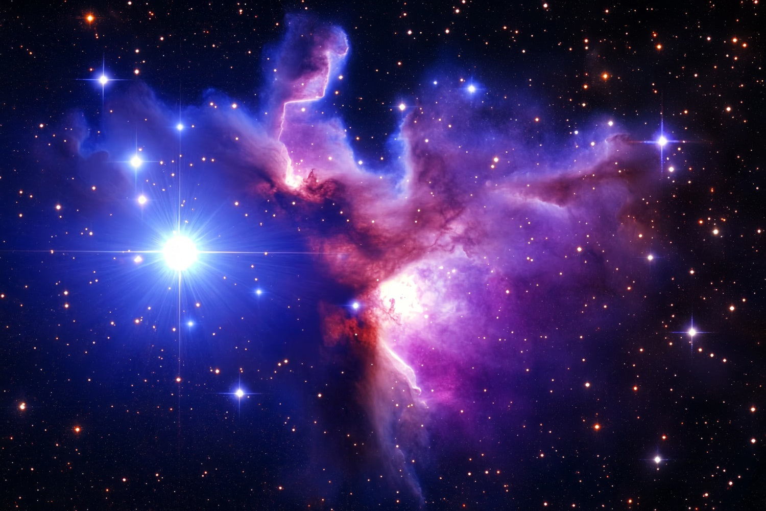 Porträt-Hintergrundbilder Lebendiger Sternenkosmos Traumhintergrund CSH4-180