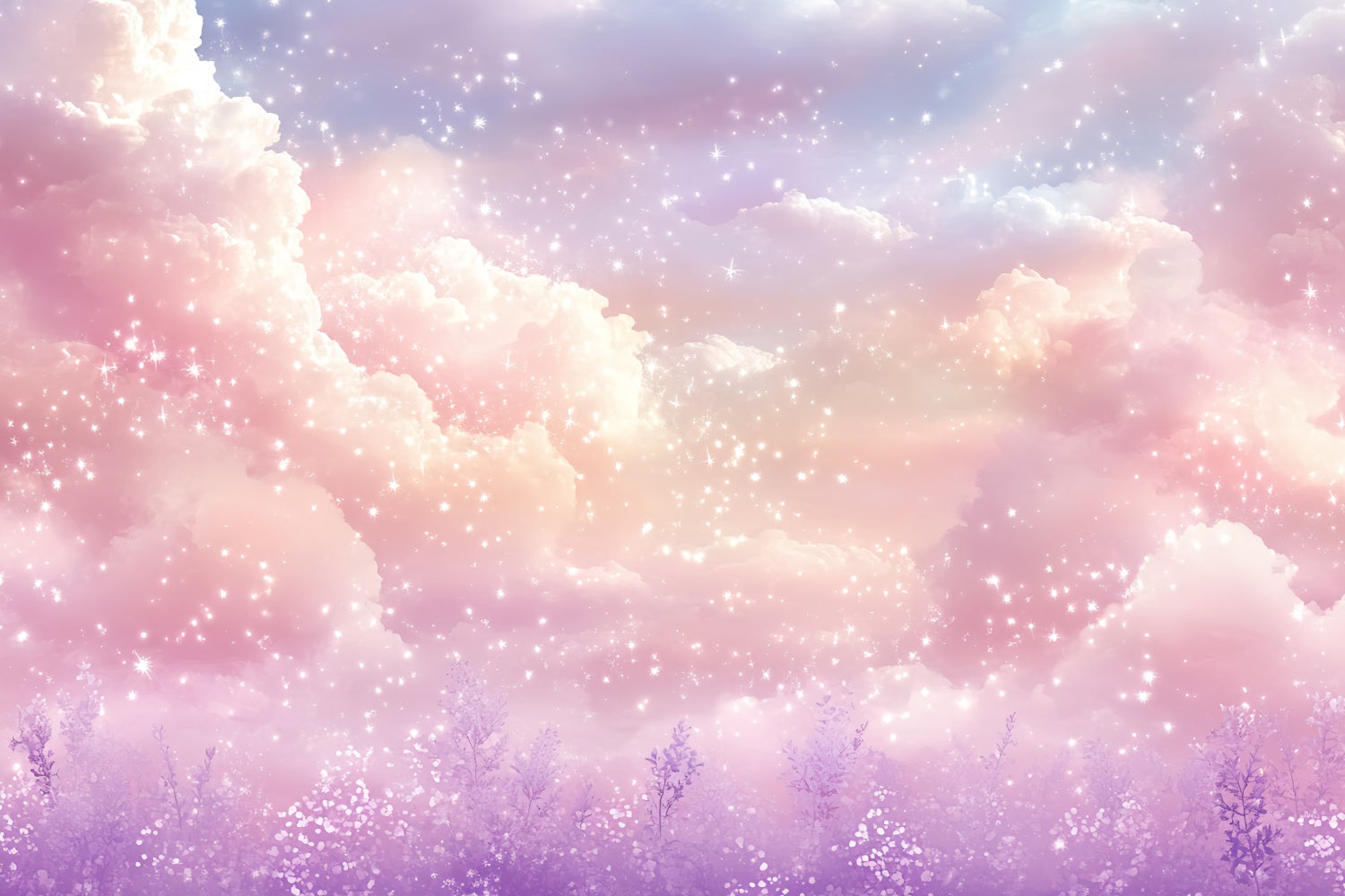 Wolke Fotohintergrund Lavendel Himmel Glitzernde Wolken Hintergrund CSH4-261