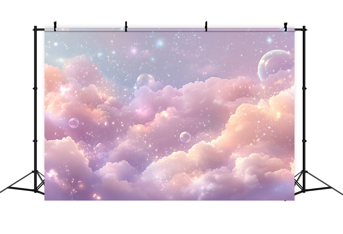 Himmel Wolken Backdrop Funkelnde Pastell Wolkenlandschaft Backdrop CSH4-262