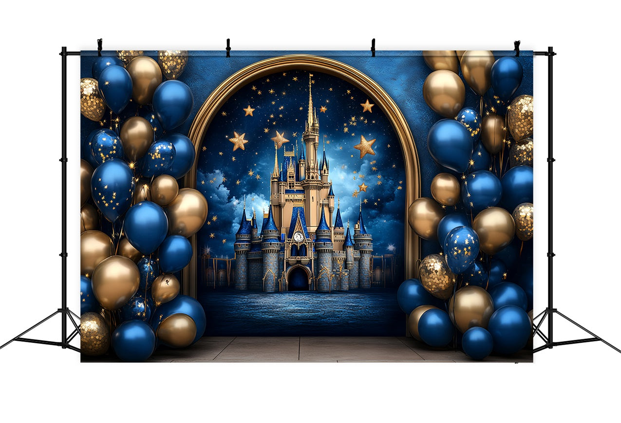Castle Backdrops Für Fotografie Sternenhimmel Ballons Hintergrund CSH4-332