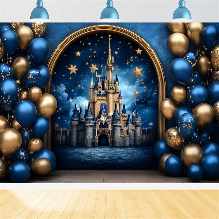 Castle Backdrops Für Fotografie Sternenhimmel Ballons Hintergrund CSH4-332