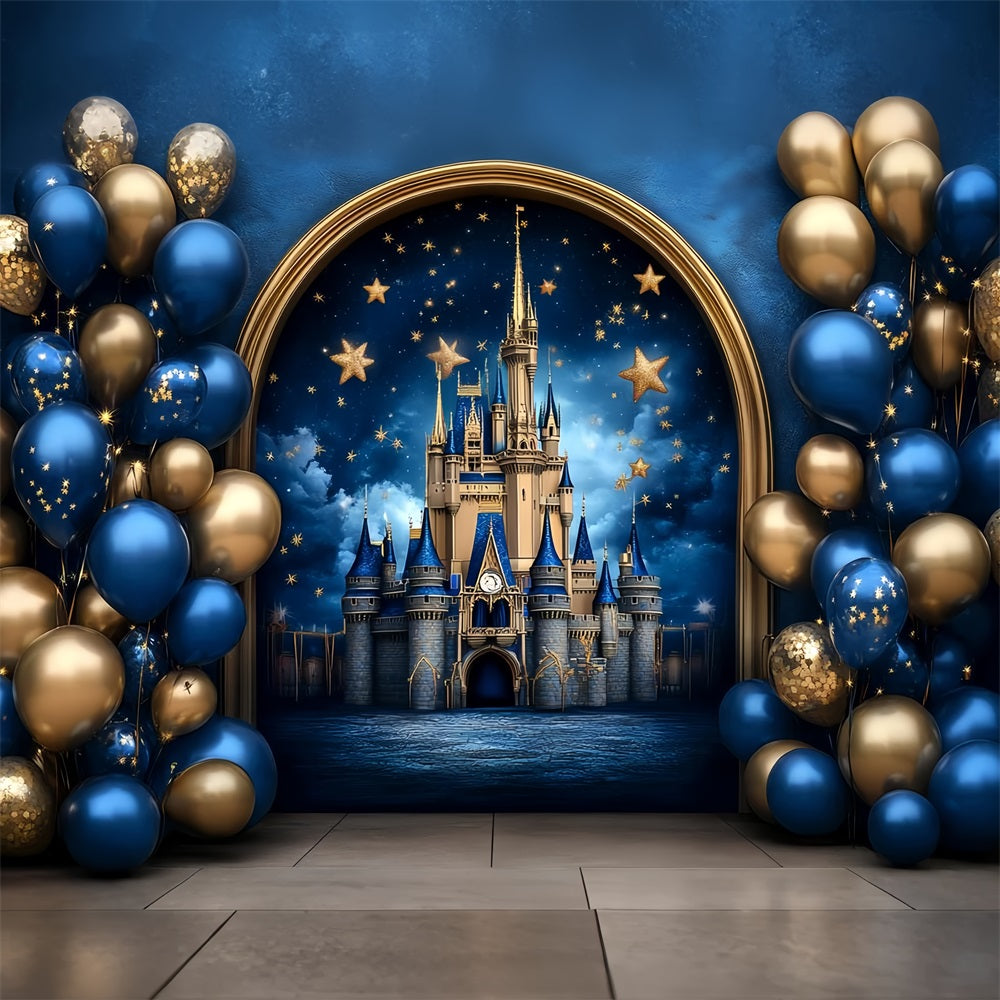 Castle Backdrops Für Fotografie Sternenhimmel Ballons Hintergrund CSH4-332