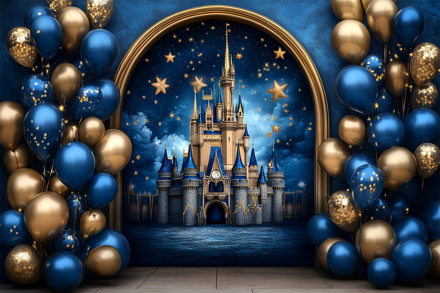 Castle Backdrops Für Fotografie Sternenhimmel Ballons Hintergrund CSH4-332