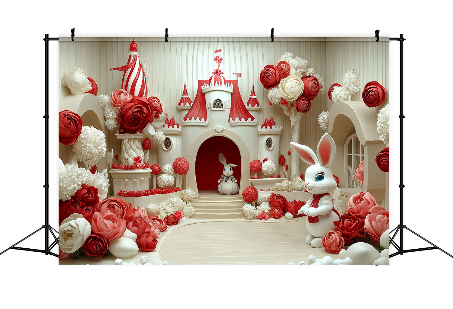 Schloss Interieur Backdrop Floral Bunny Paradise Backdrop CSH4-339