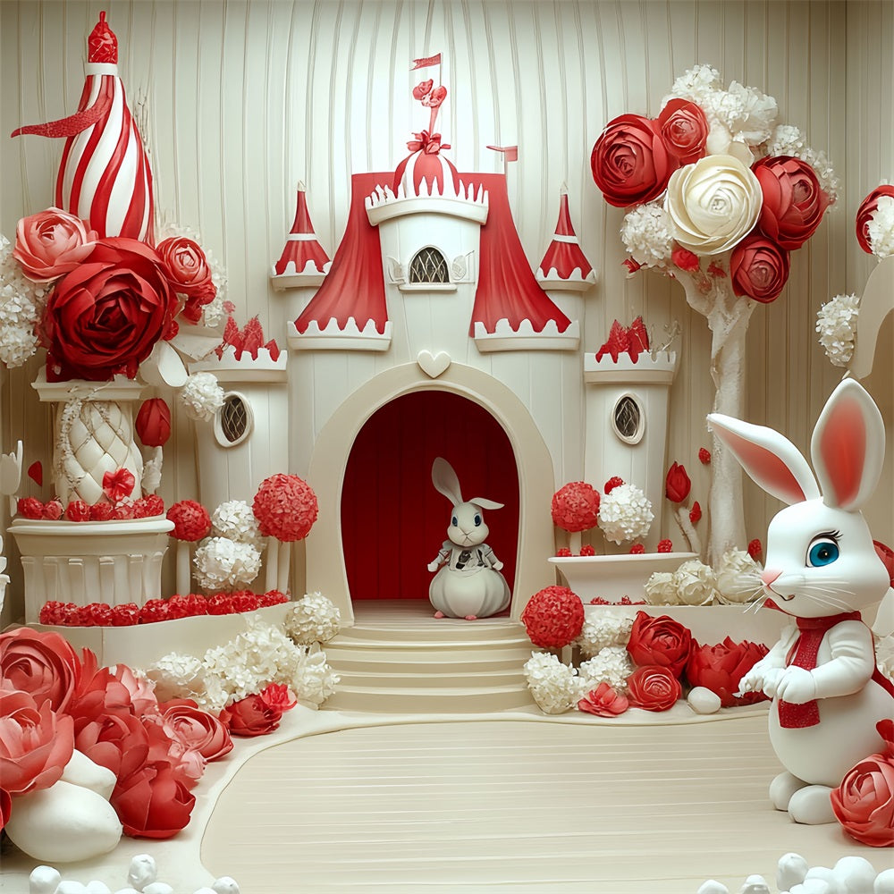 Schloss Interieur Backdrop Floral Bunny Paradise Backdrop CSH4-339