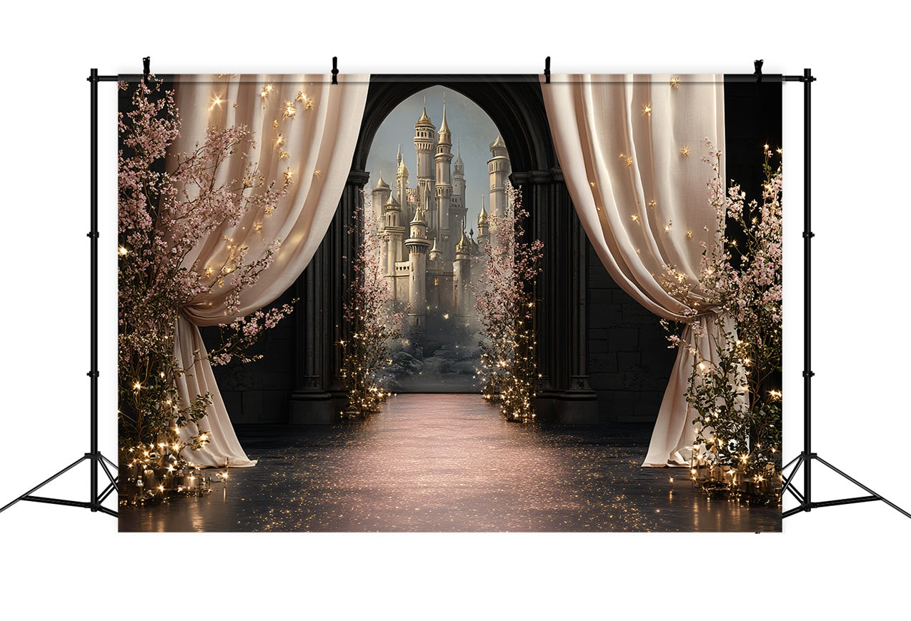 Schloss Backdrops Vorhang Reveal Enchanted Bloom Backdrop CSH4-350