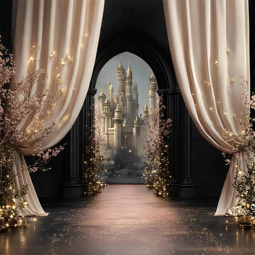 Schloss Backdrops Vorhang Reveal Enchanted Bloom Backdrop CSH4-350