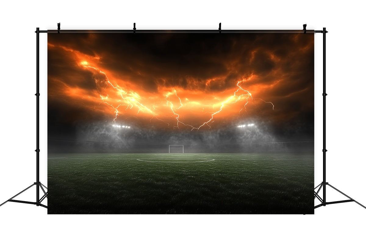 Fußballfeld Backdrop Electric Sky Stadium Goal Backdrop CSH4-367