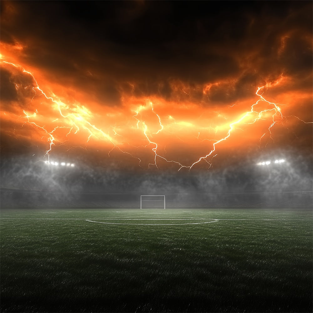 Fußballfeld Backdrop Electric Sky Stadium Goal Backdrop CSH4-367