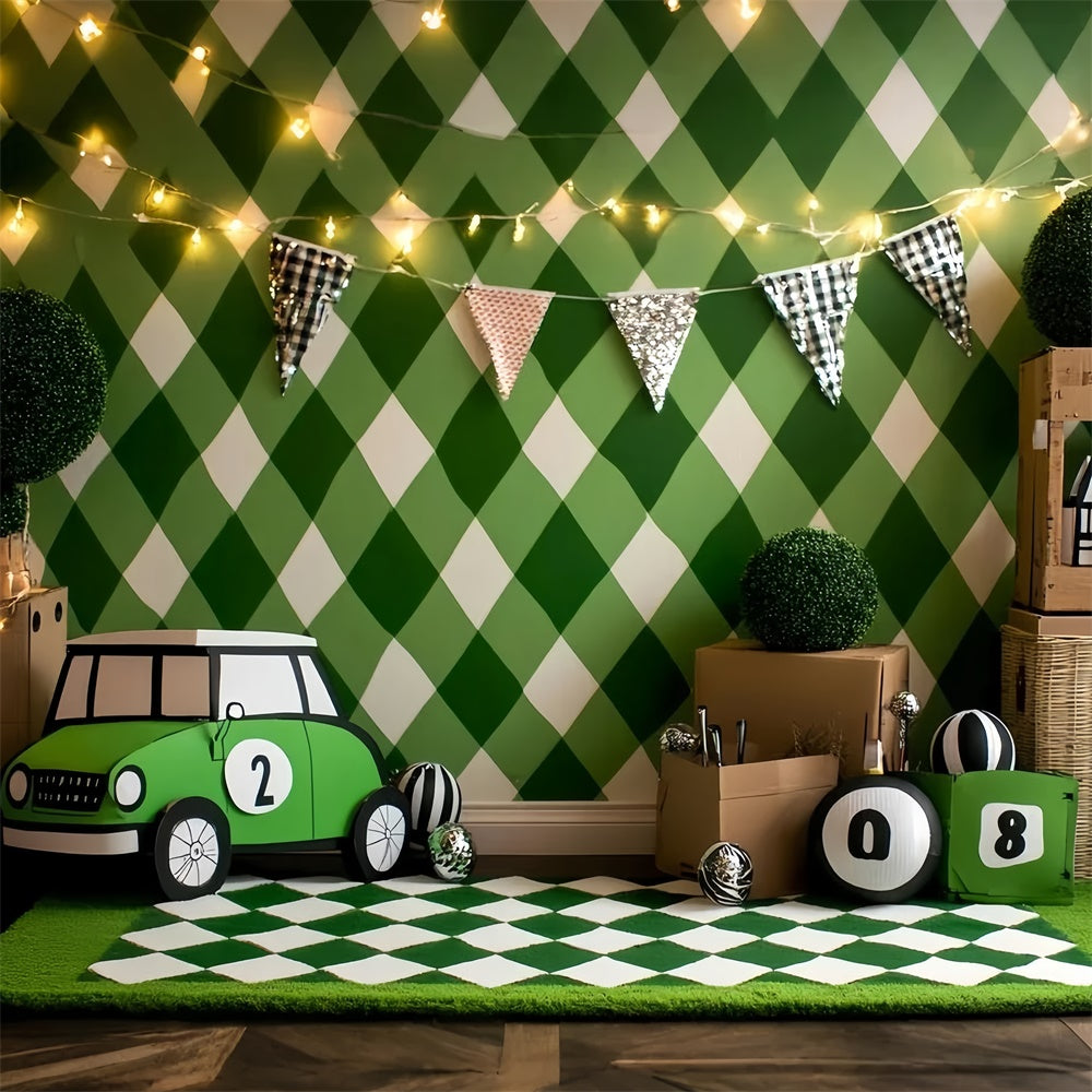 Sportfotografie Backdrops Mini Racer Diamond Wall Backdrop CSH4-375